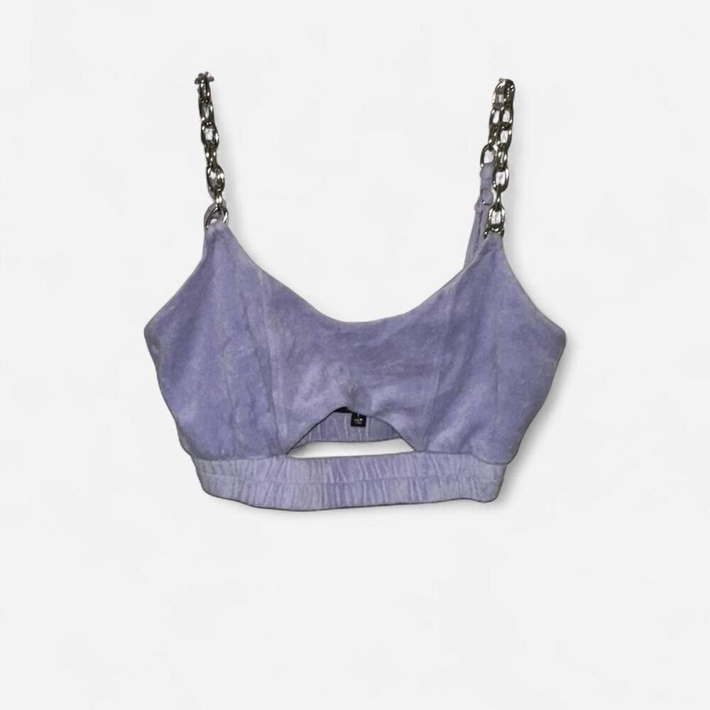 No Vacancy Women's Purple Crop-top